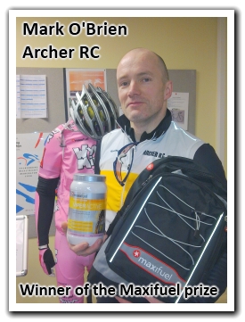 photo of random prize winner Mrark O'Brien