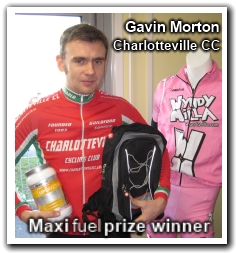 photo of Gavin Morton (Charlotteville CC) winner of the Maxifuel prize