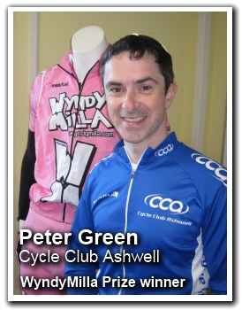 photo of Peter Green (CC Ashwell) winner of the WyndyMilla prize