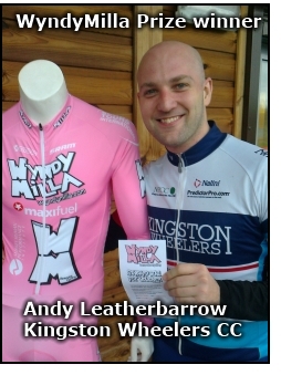 WyndyMilla prize winner Andy Leatherbarrow (Kingston Wheelers CC)