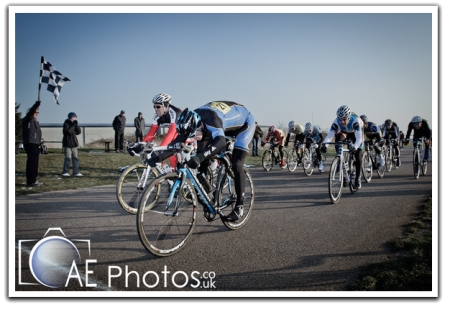 Jamie Pine winning Race 12 of the Imperial Winter Series 