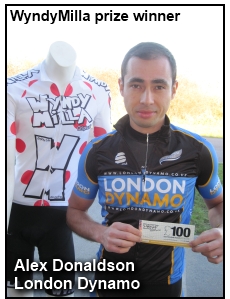 Alex Donaldson (London Dynamo) WyndyMilla prize winner