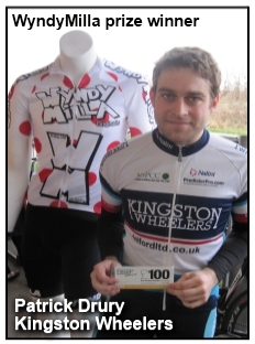 Patrick Drury (Kingston Wheelers CC) WyndyMilla prize winner