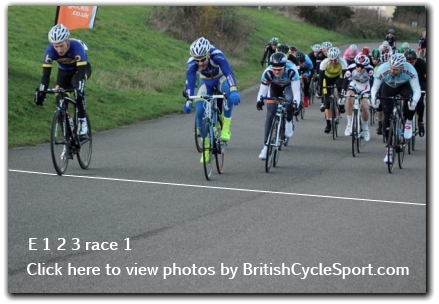 click here to view racing photos in the Imperial Winter Series Race 1 by BritishCycleSport.com
