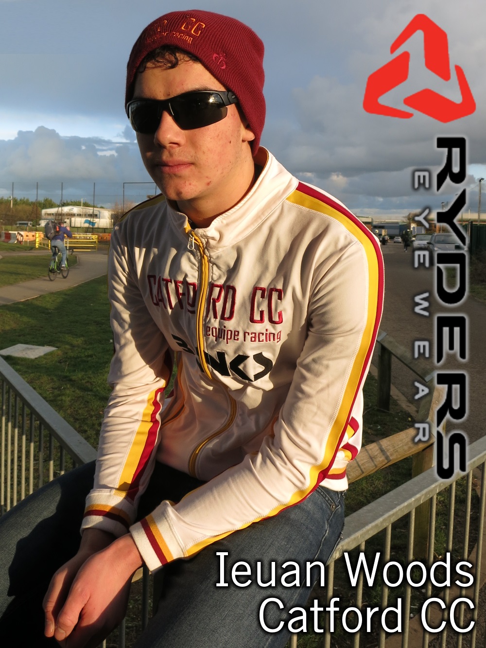 Ieuan Woods (Catford CC) wears Strider Ryders Eyewear now he's become a 2nd Cat