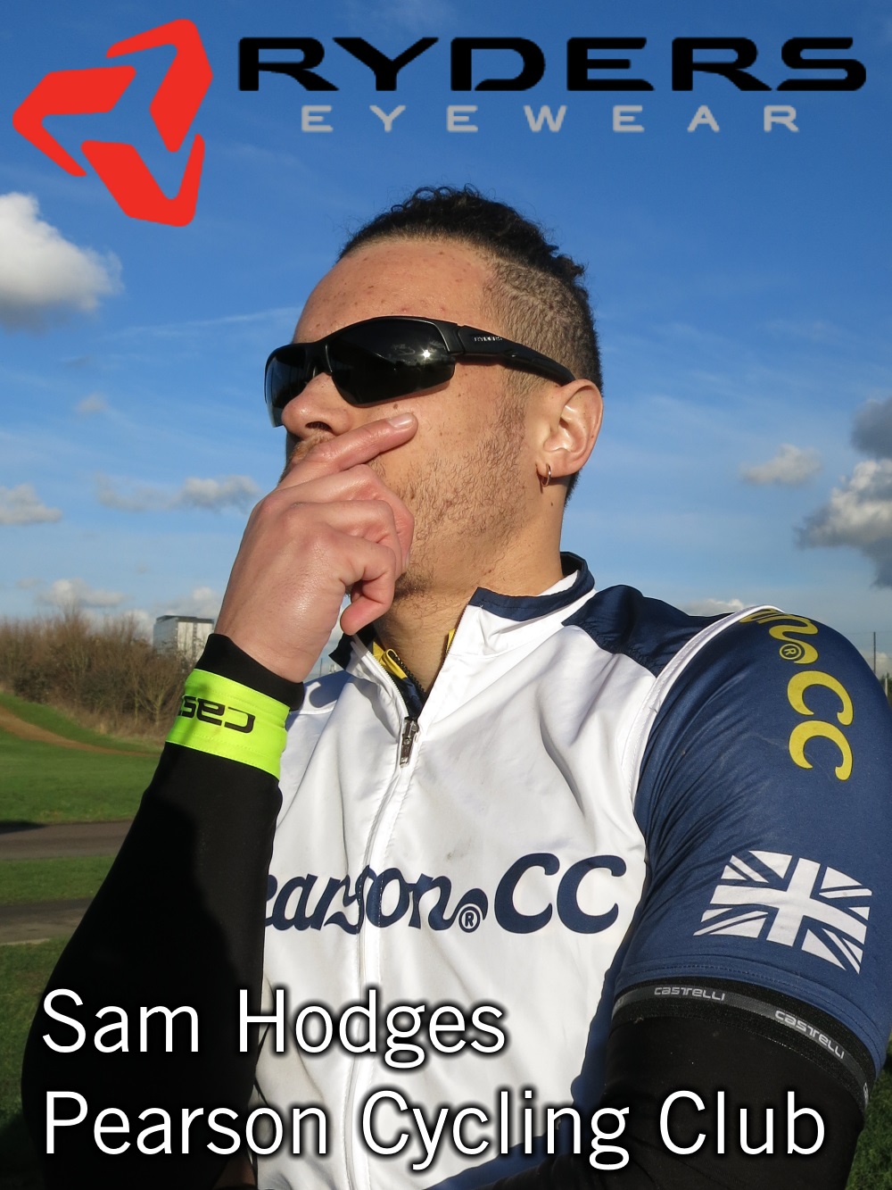 Sam Hodges(Pearson CC) wears Strider Ryders Eyewear now he's become a 3rd Cat